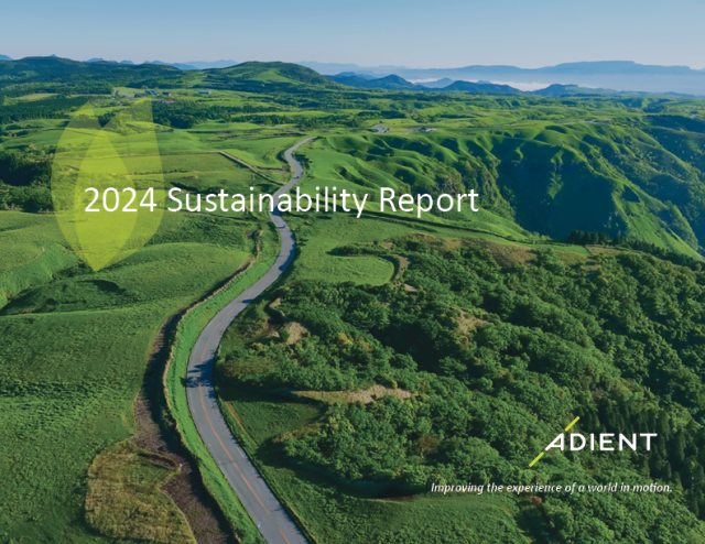 Adient releases its 2024 Sustainability Report